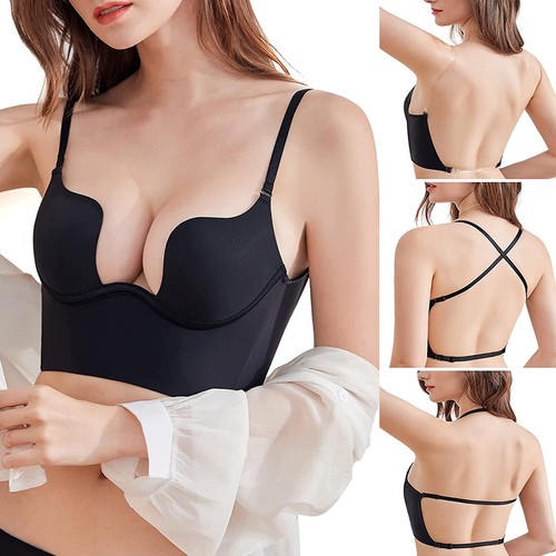 Women push bra backless low - bra,
