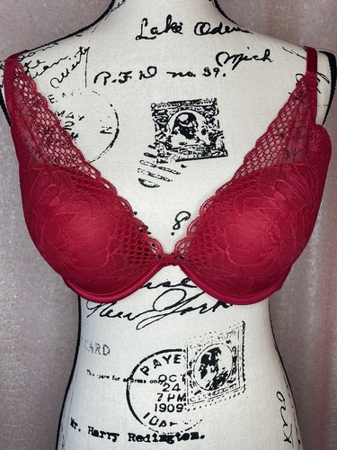 Ambrielle 38d bra red lace - ambrielle,